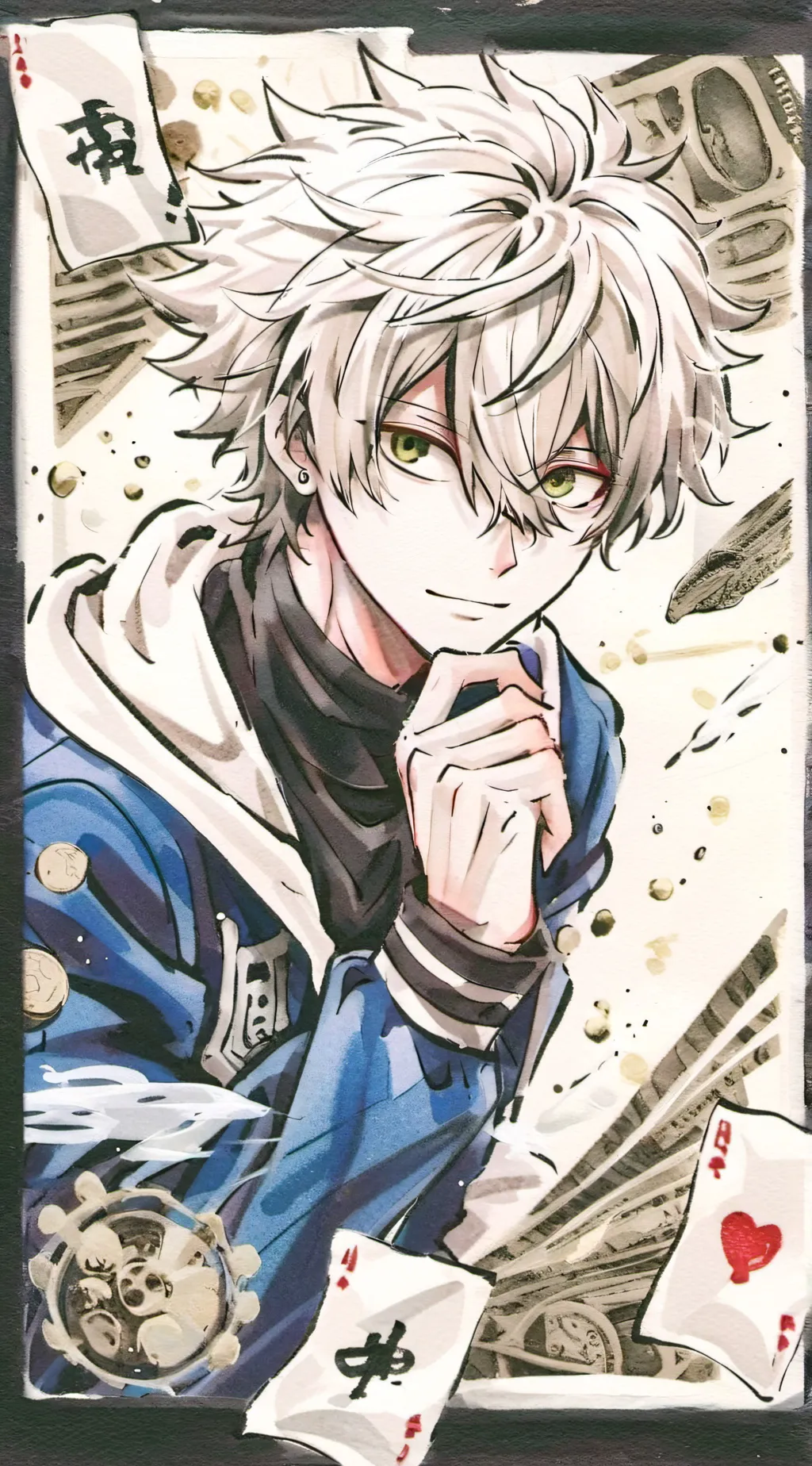 ai character: Bakugo background