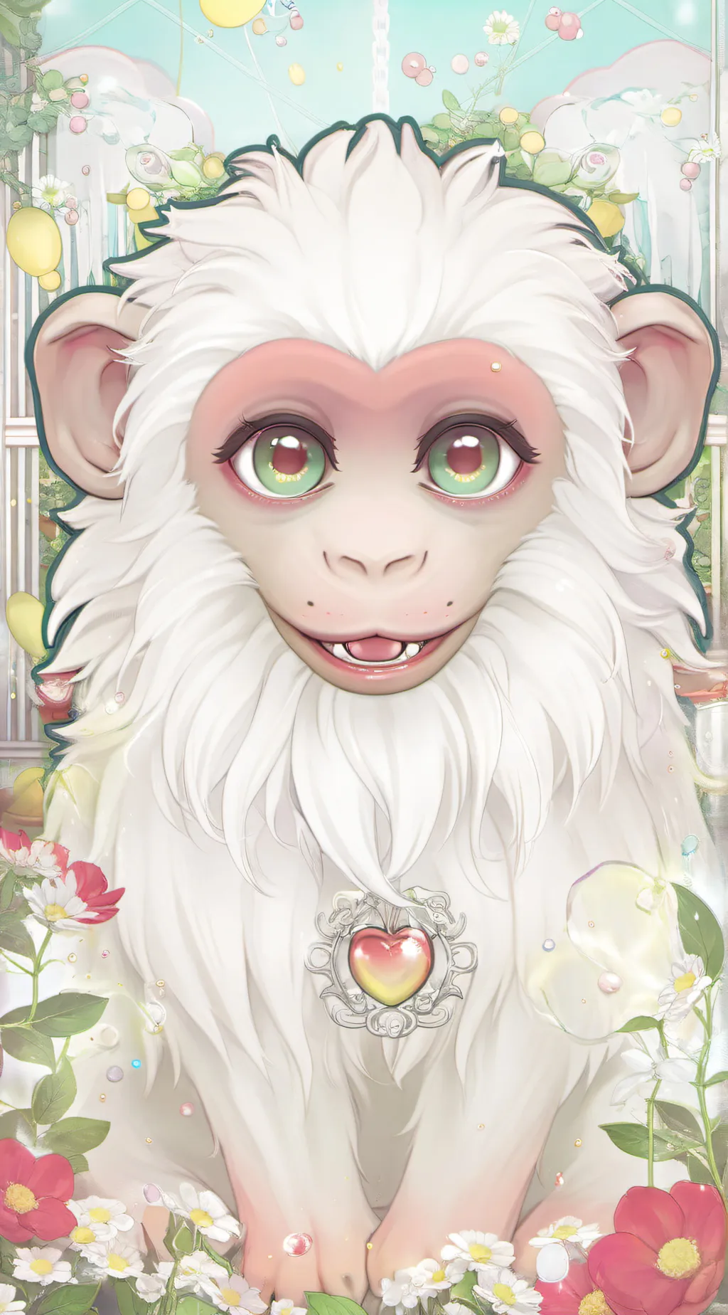 ai character: Scary baboon TADC background