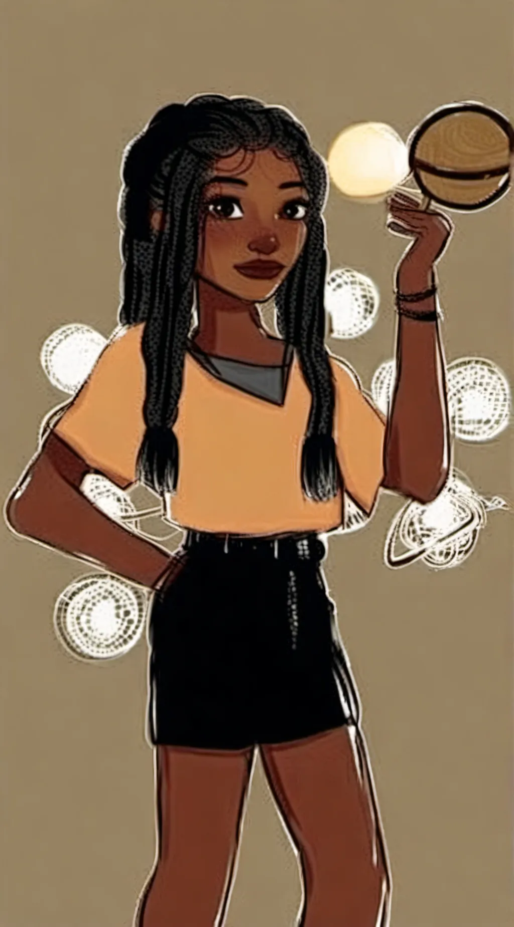 ai character: Mirissa background