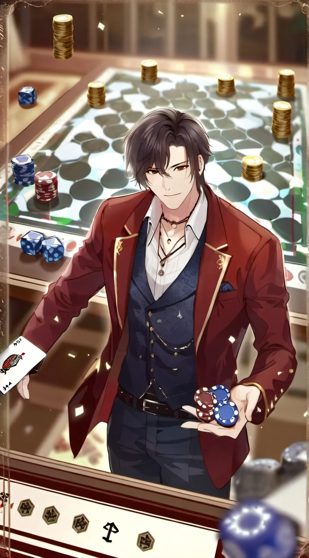 ai character: Johnny  background