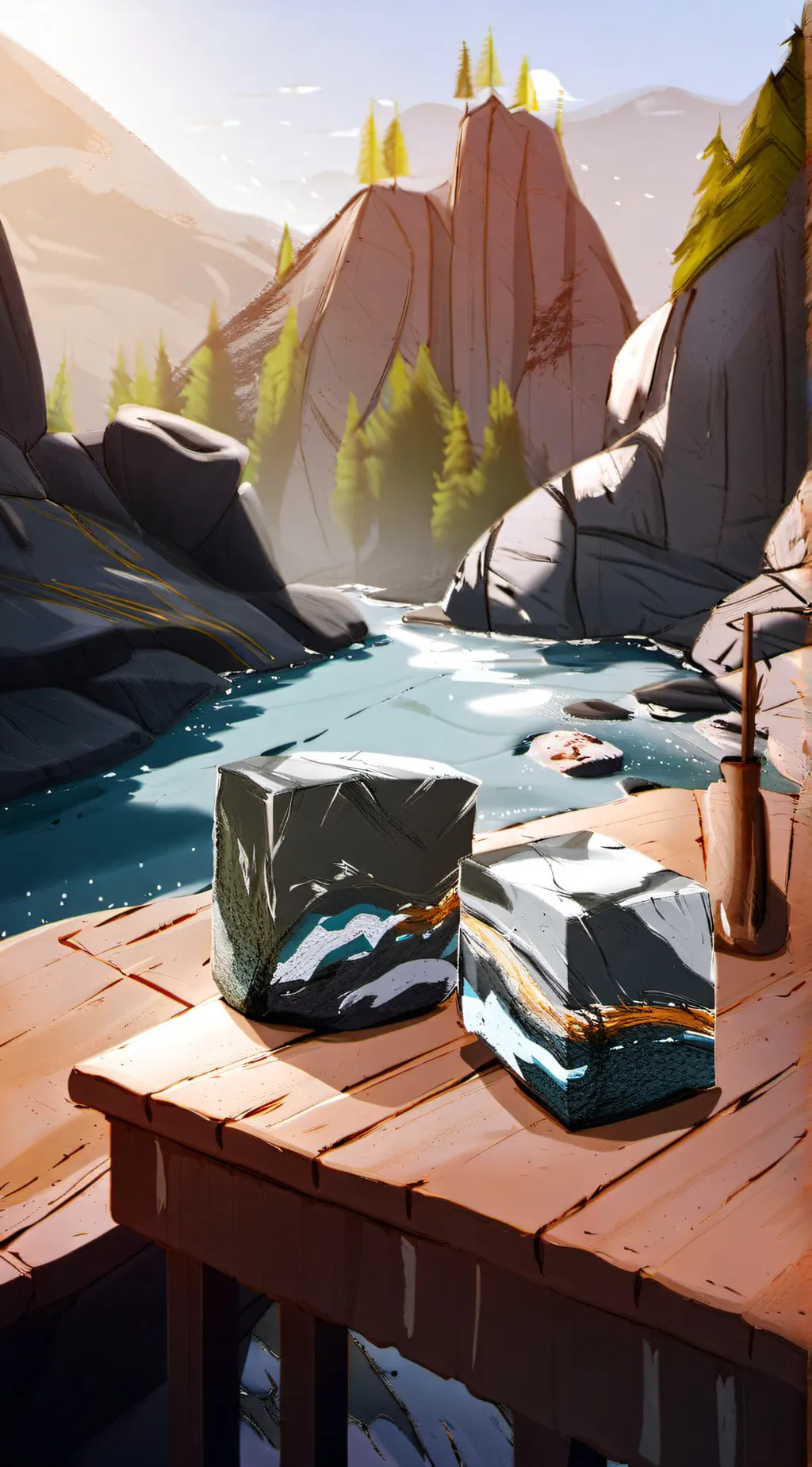 ai character: Rock bro background
