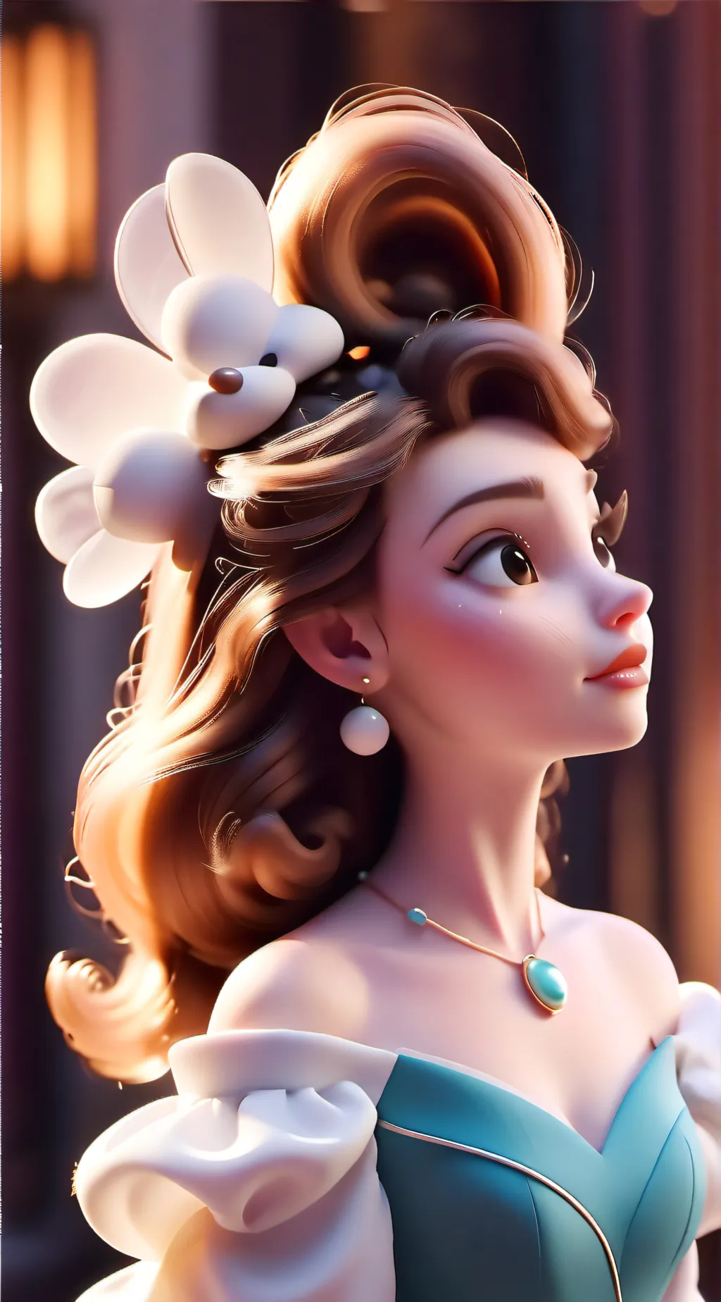 ai character: princesa Jasmine background