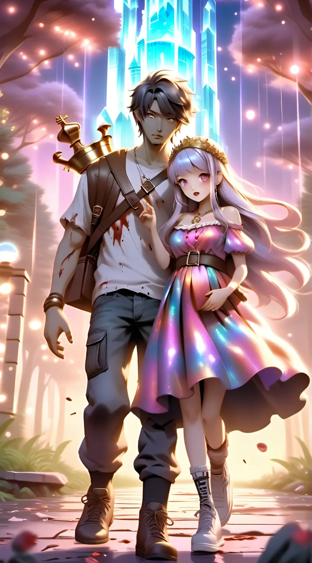 ai character: water broke  background