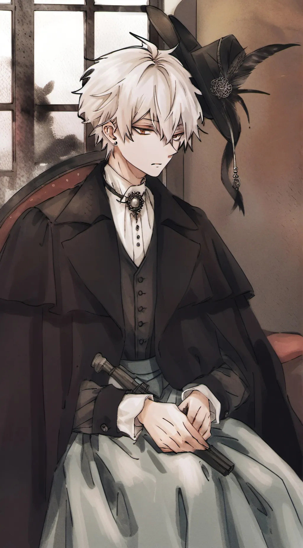 ai character: katsuki bakugo background