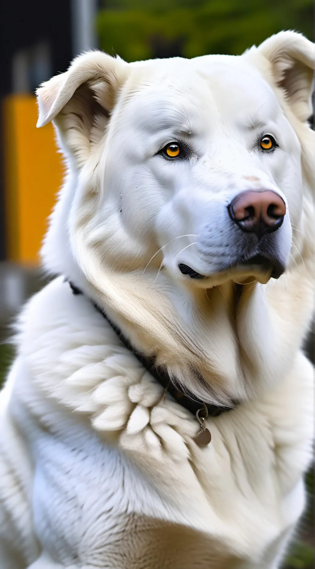 ai character: Your A dog  background