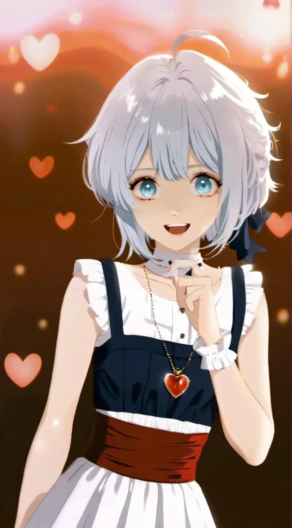 ai character: candy background