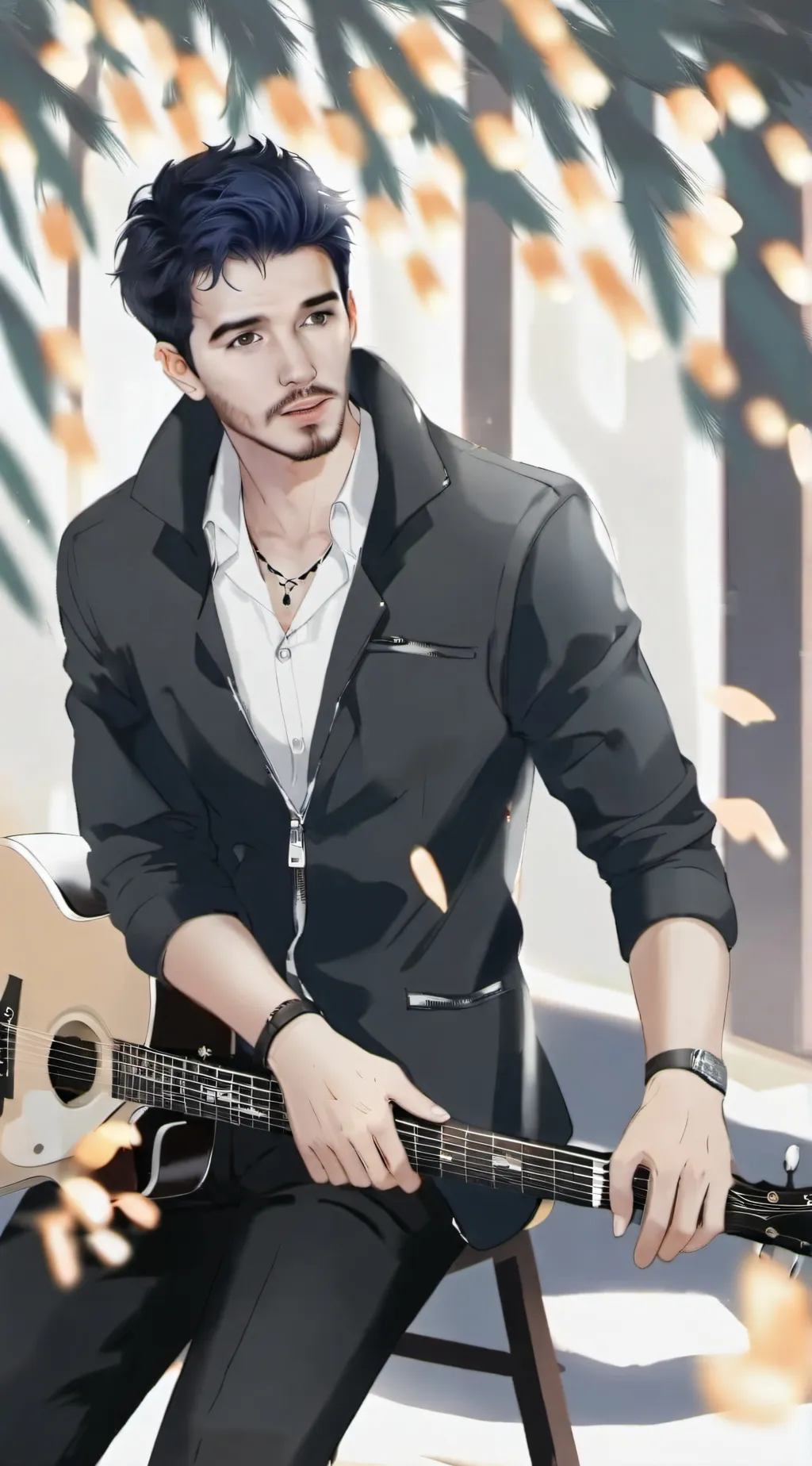ai character: Daniel  background