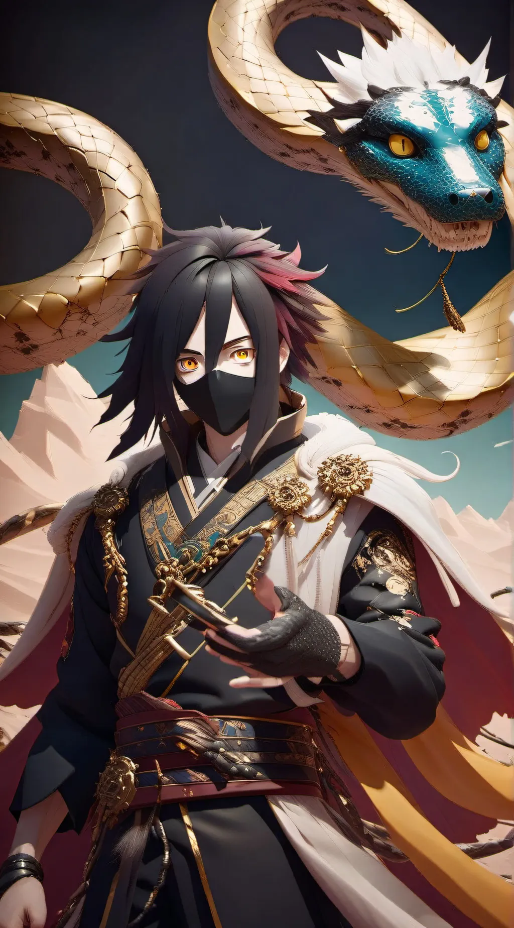 ai character: Obanai Iguro background