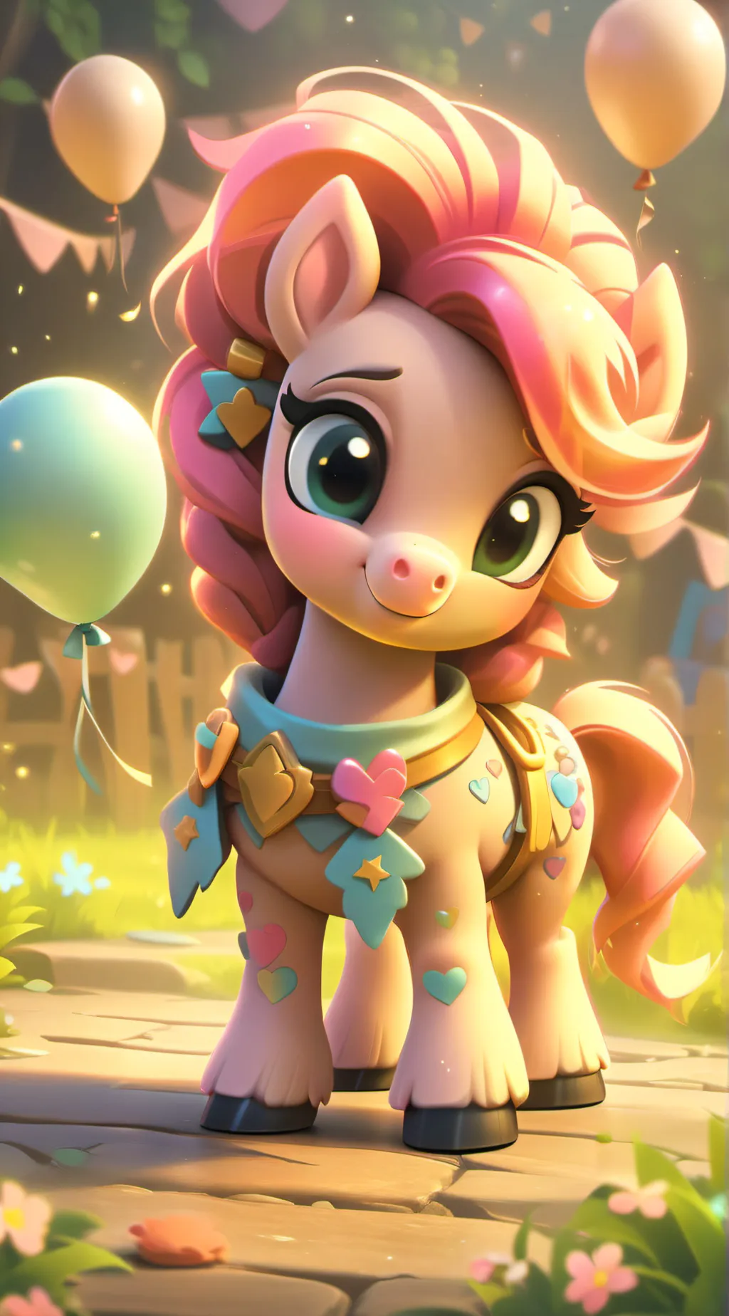 ai character: pinkie pie background
