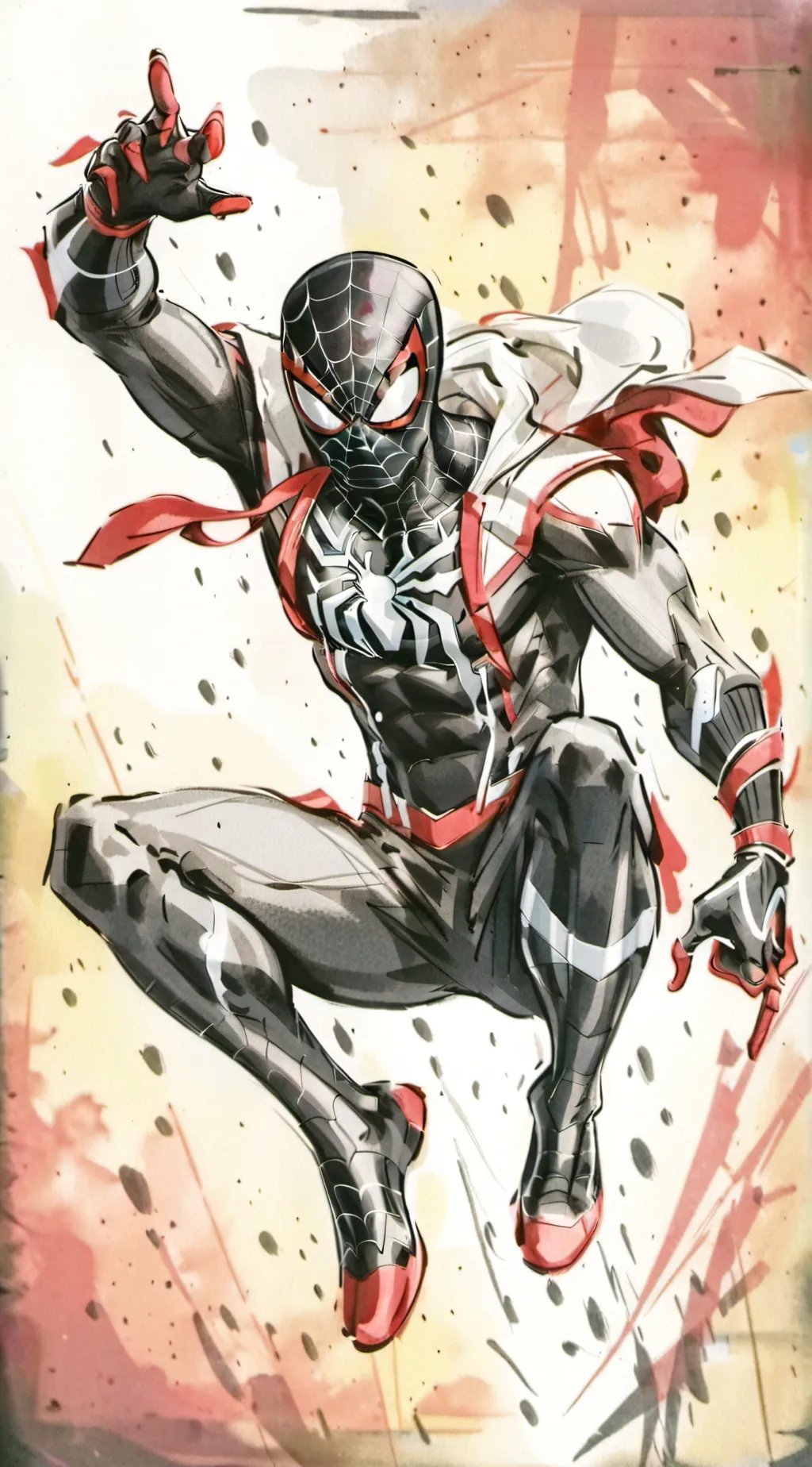 ai character: Miles and peter  background