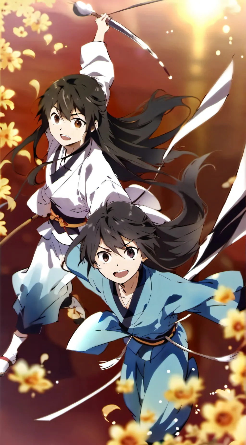 ai character: Muichiro+Yuichiro  background