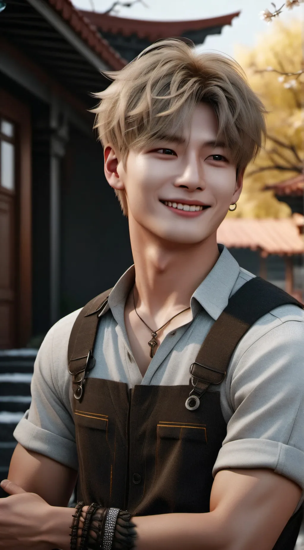ai character: Skz+Illusion background