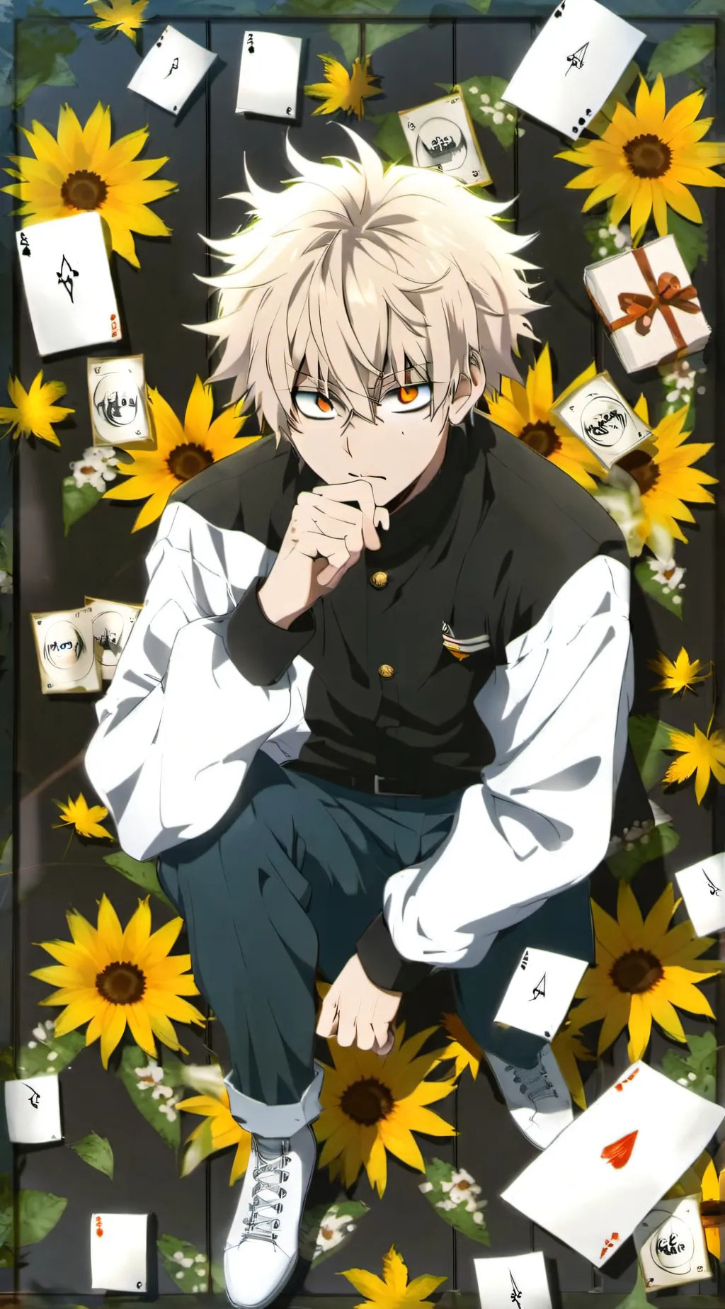ai character: ✨🧡Katsuki💥✨ background