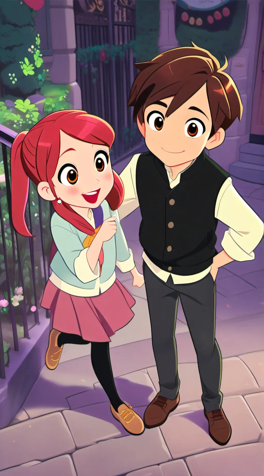 ai character: harold + christine background