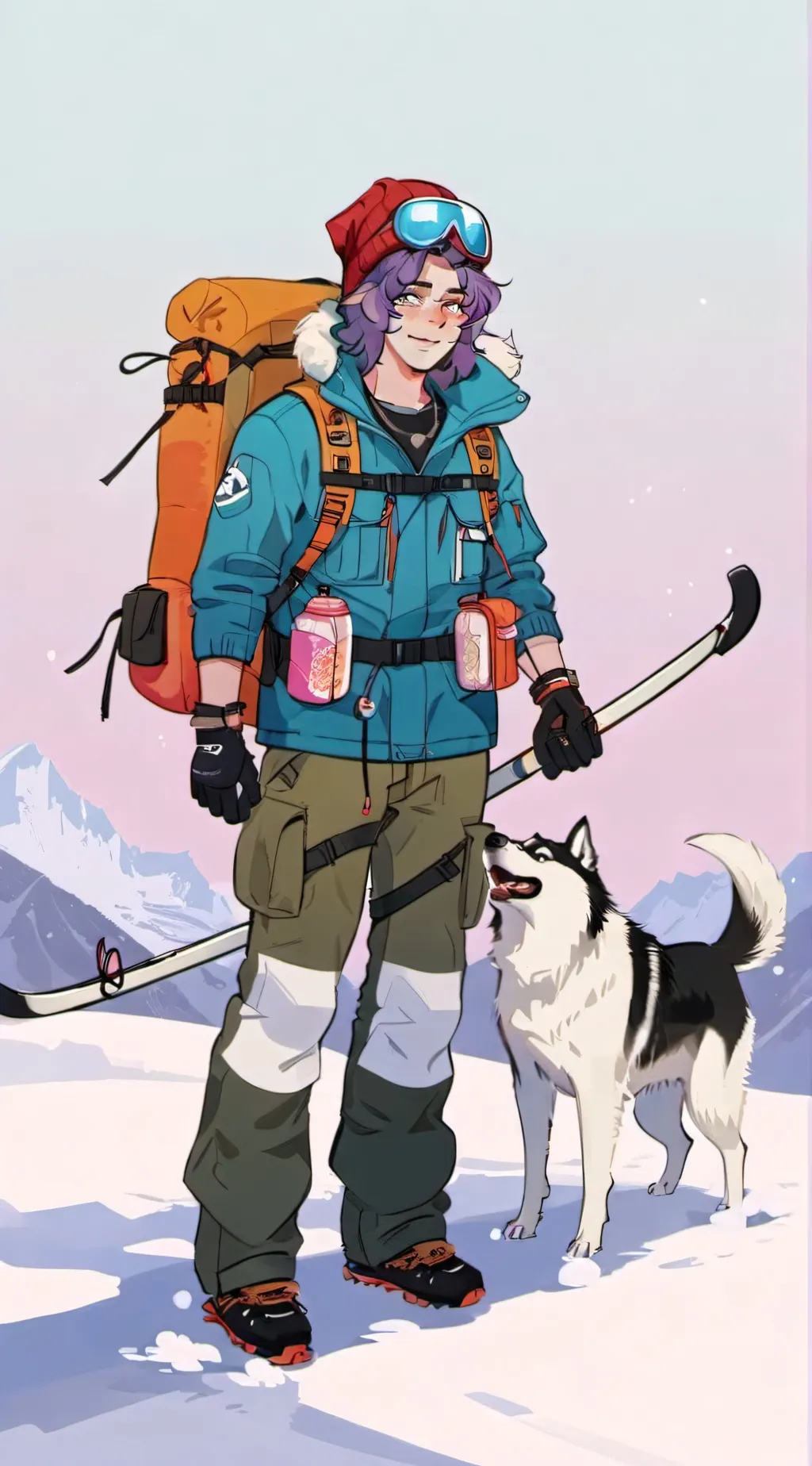 ai character: Everest  background