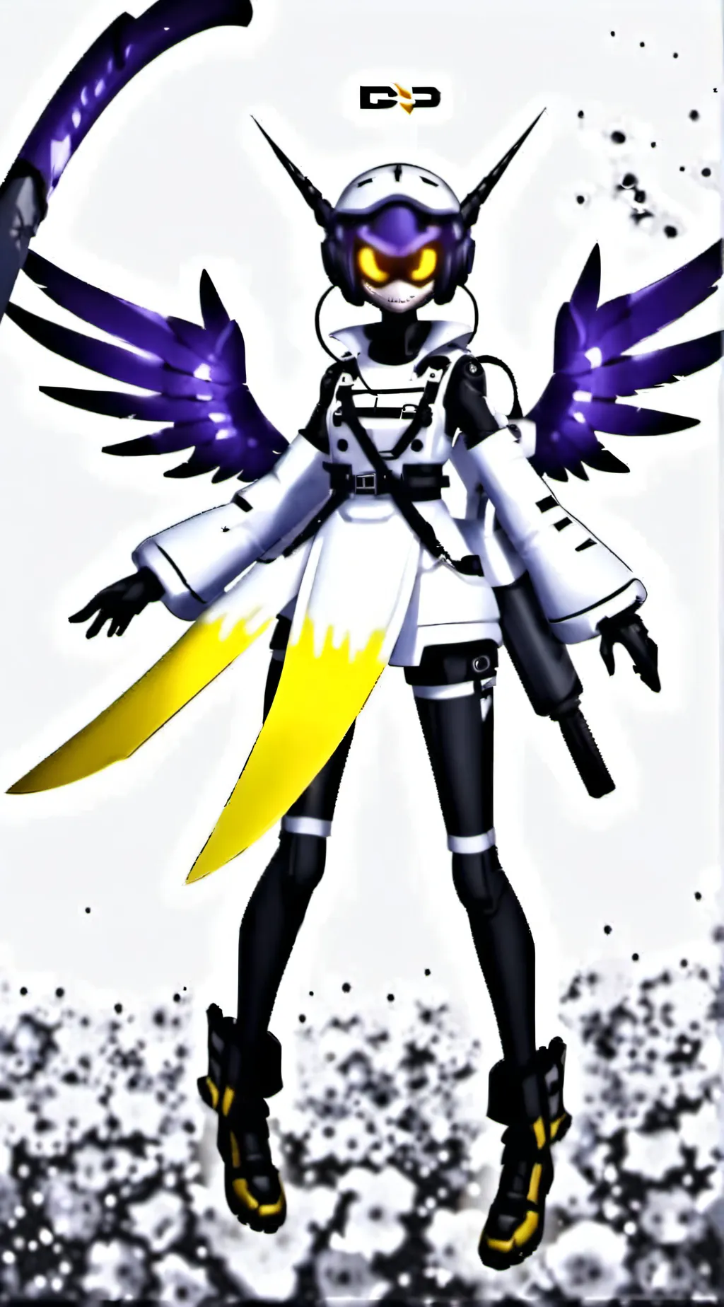 ai character: V plushie background