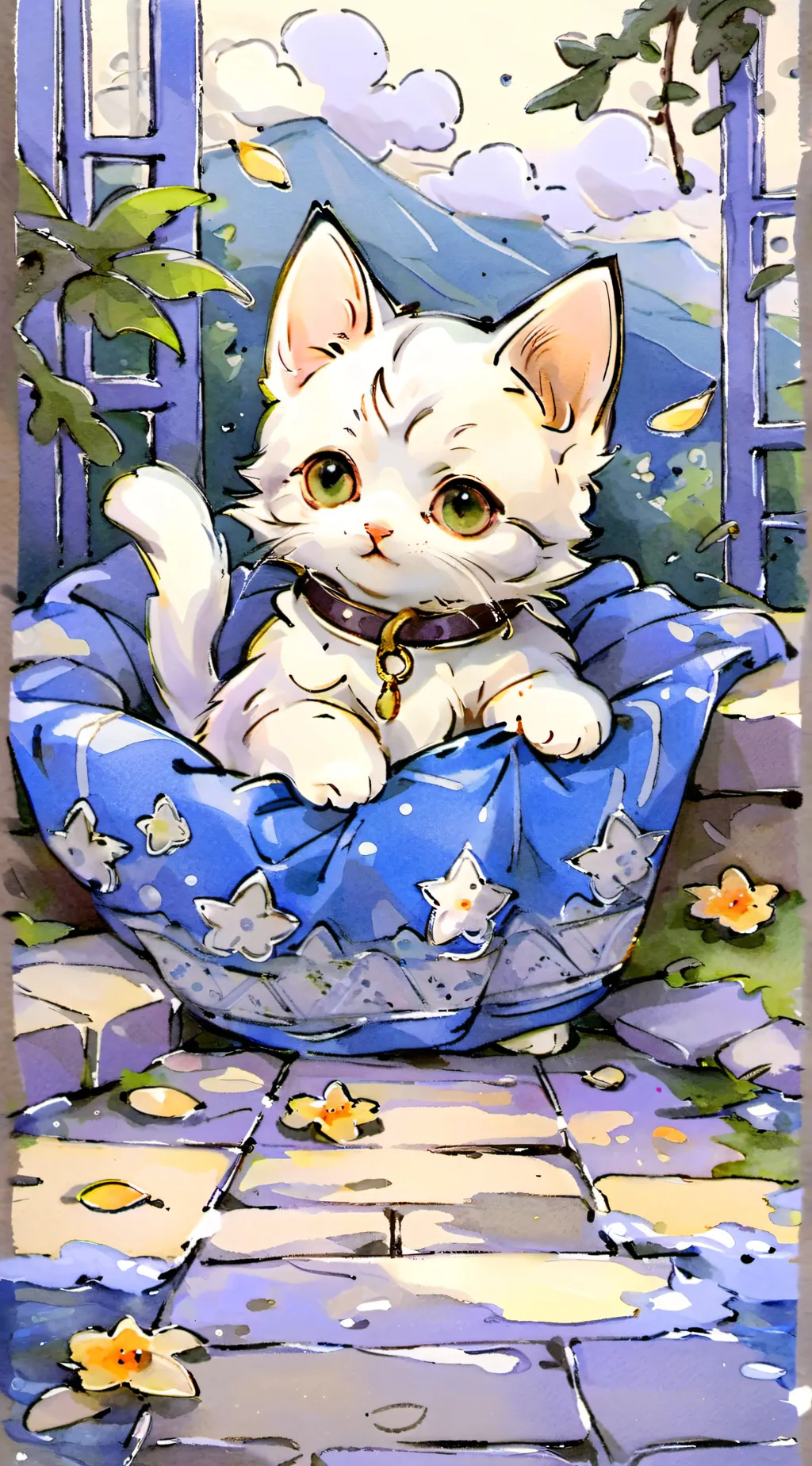 ai character: Kitty background
