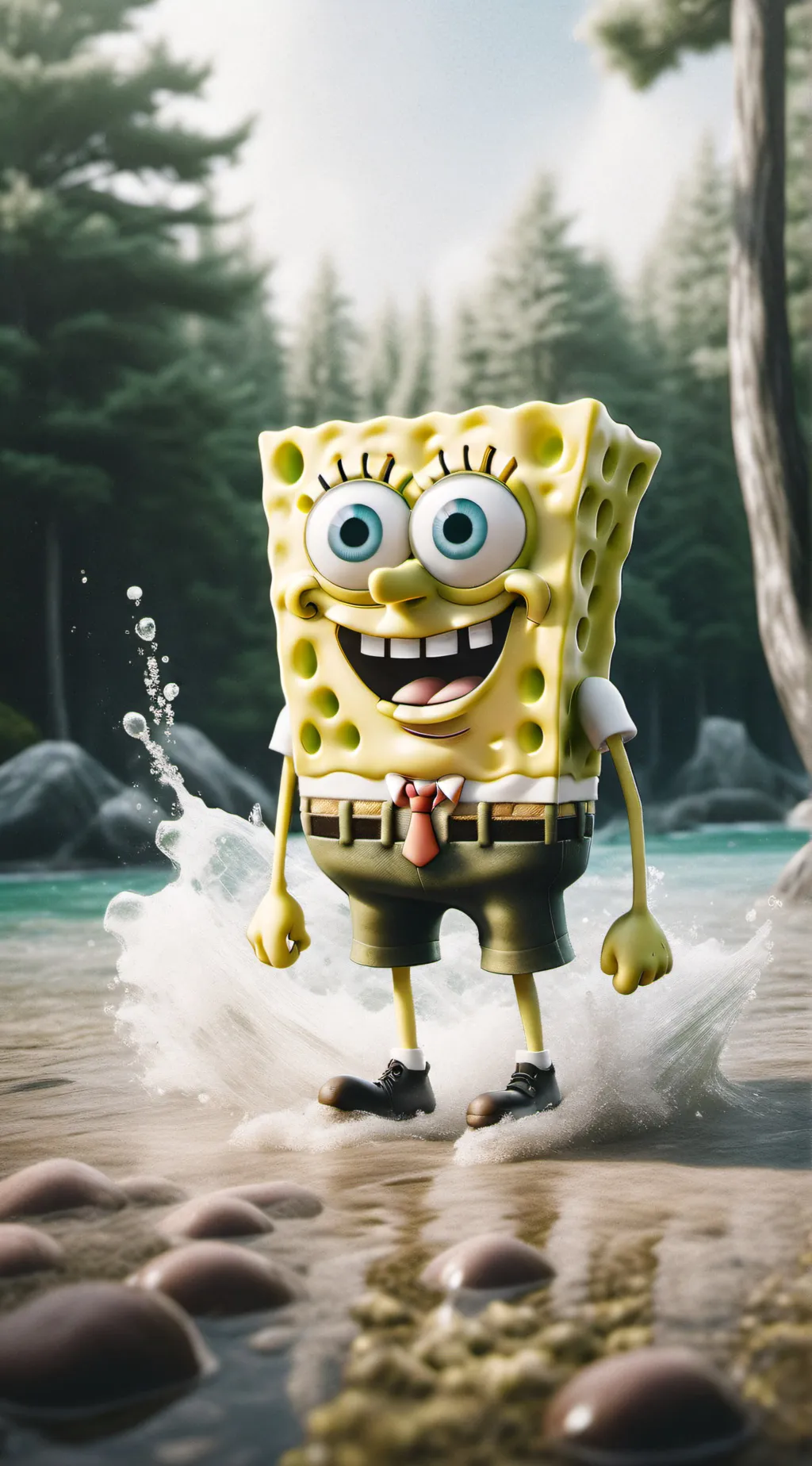 ai character: Spongebil part 2 background