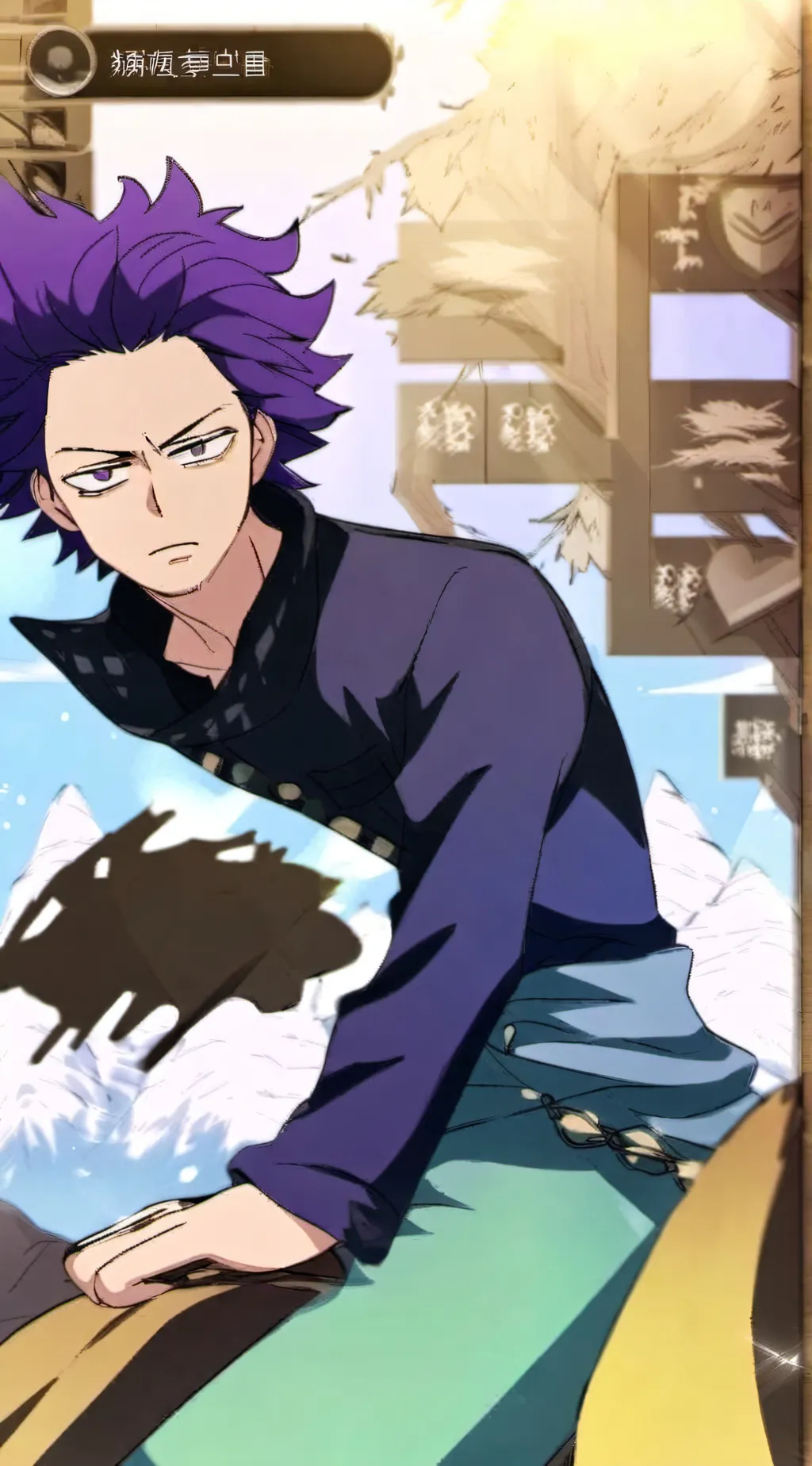 ai character: Hitoshi Shinsou  background
