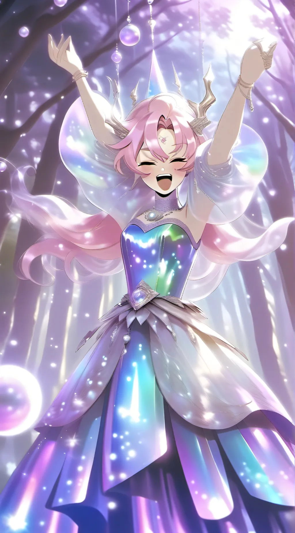 ai character: Luna background