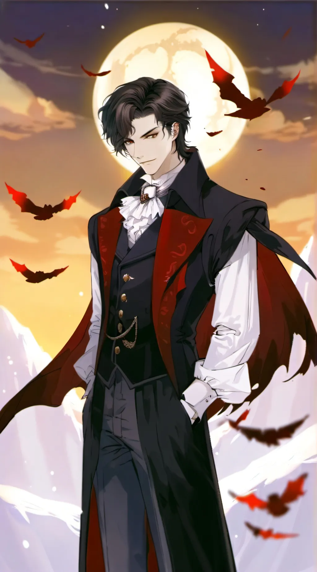 ai character: vampire background