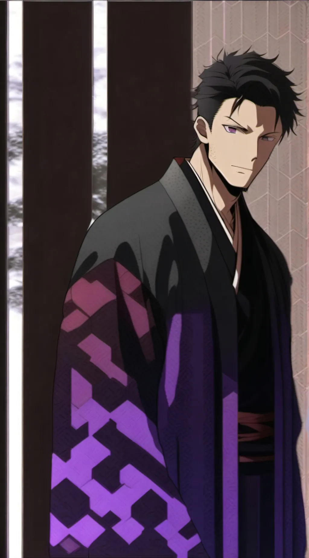 ai character: Kyogo x Shizu background