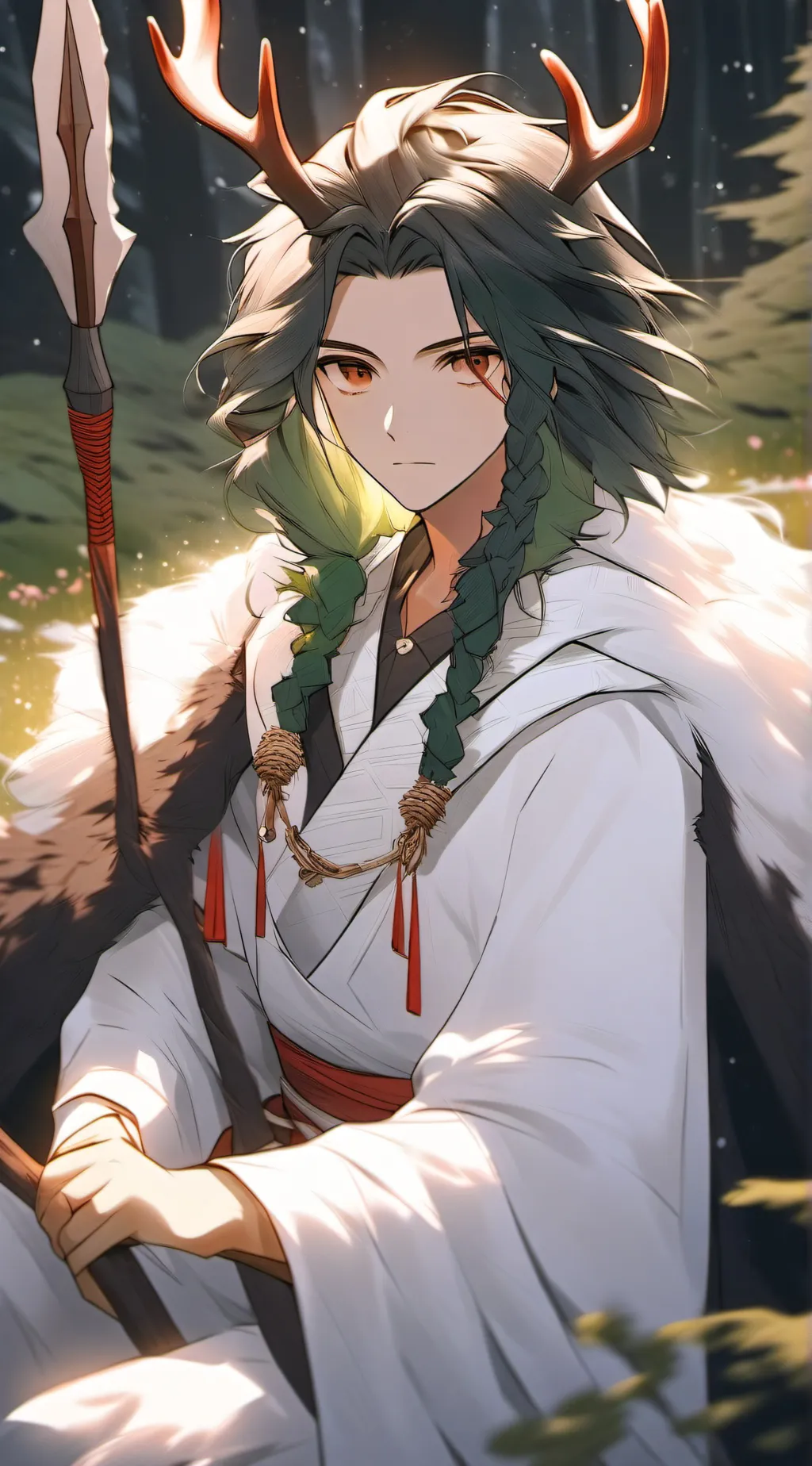 ai character: Mori background