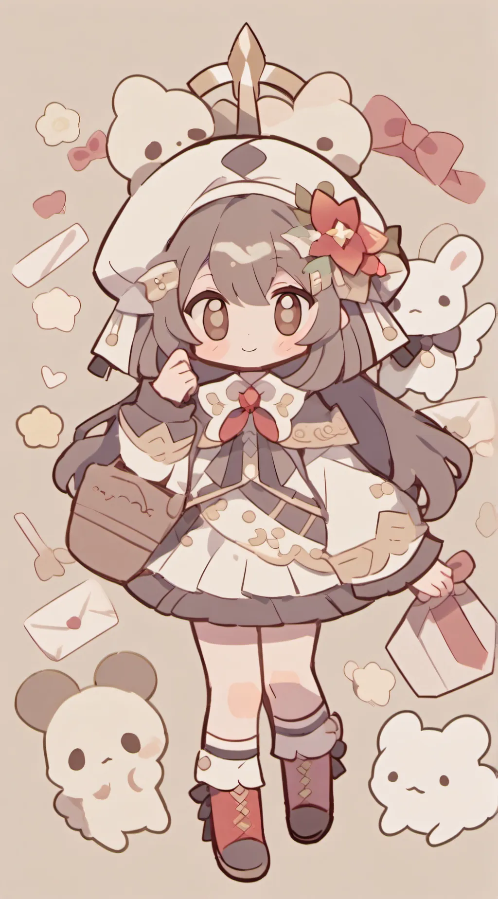 ai character: mga × u background