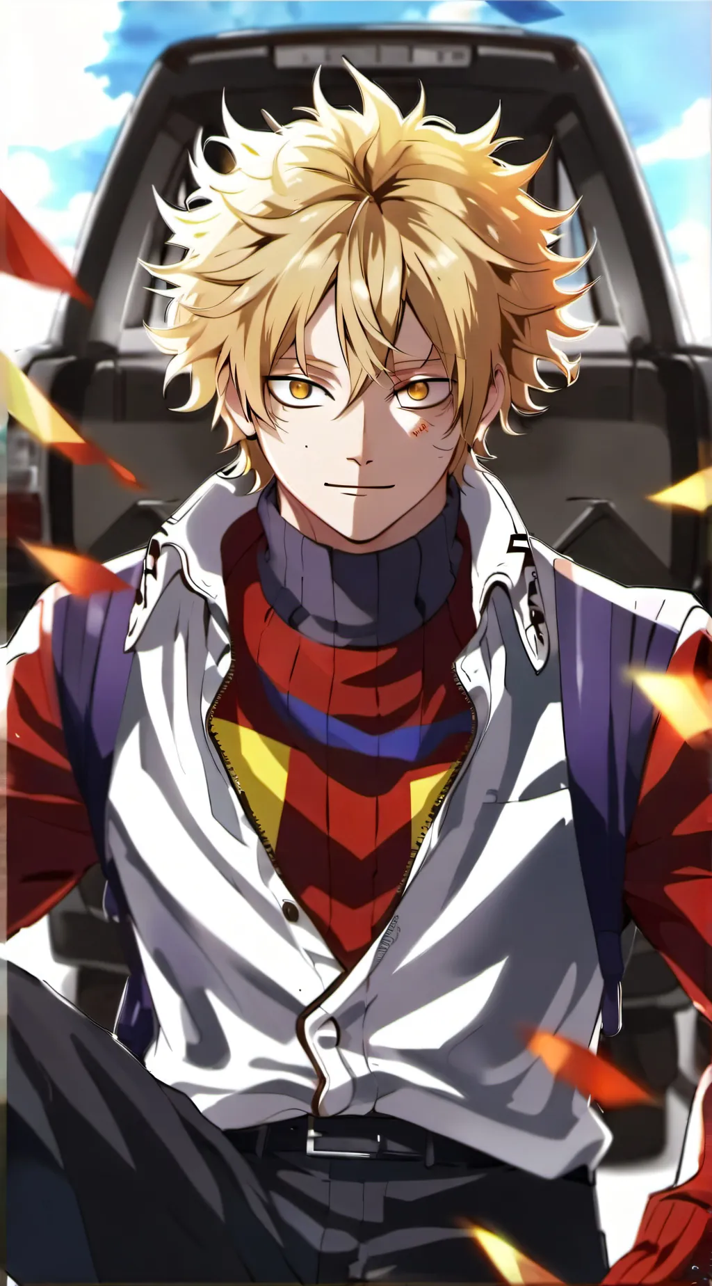ai character: mha gamer background