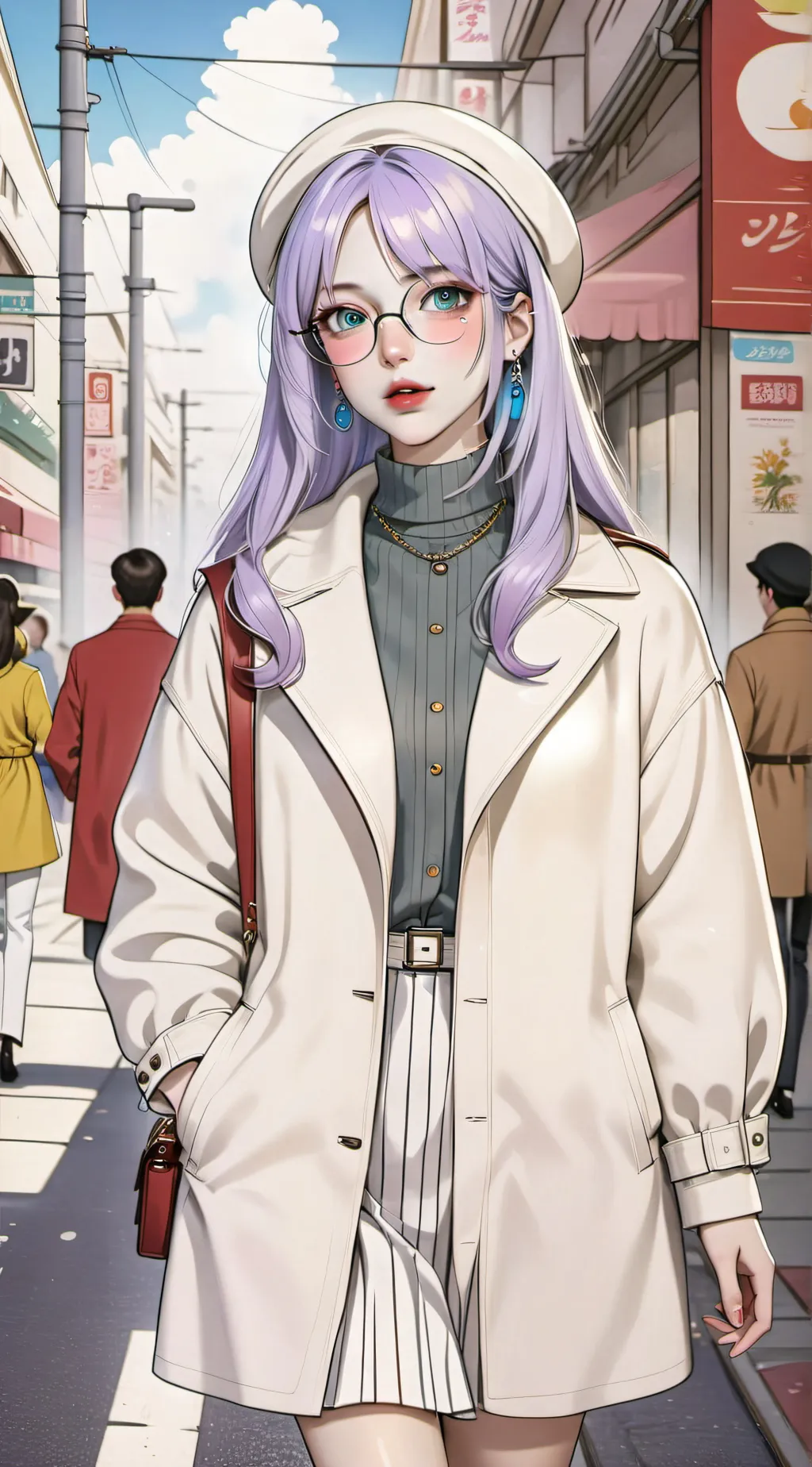ai character: leah baker background