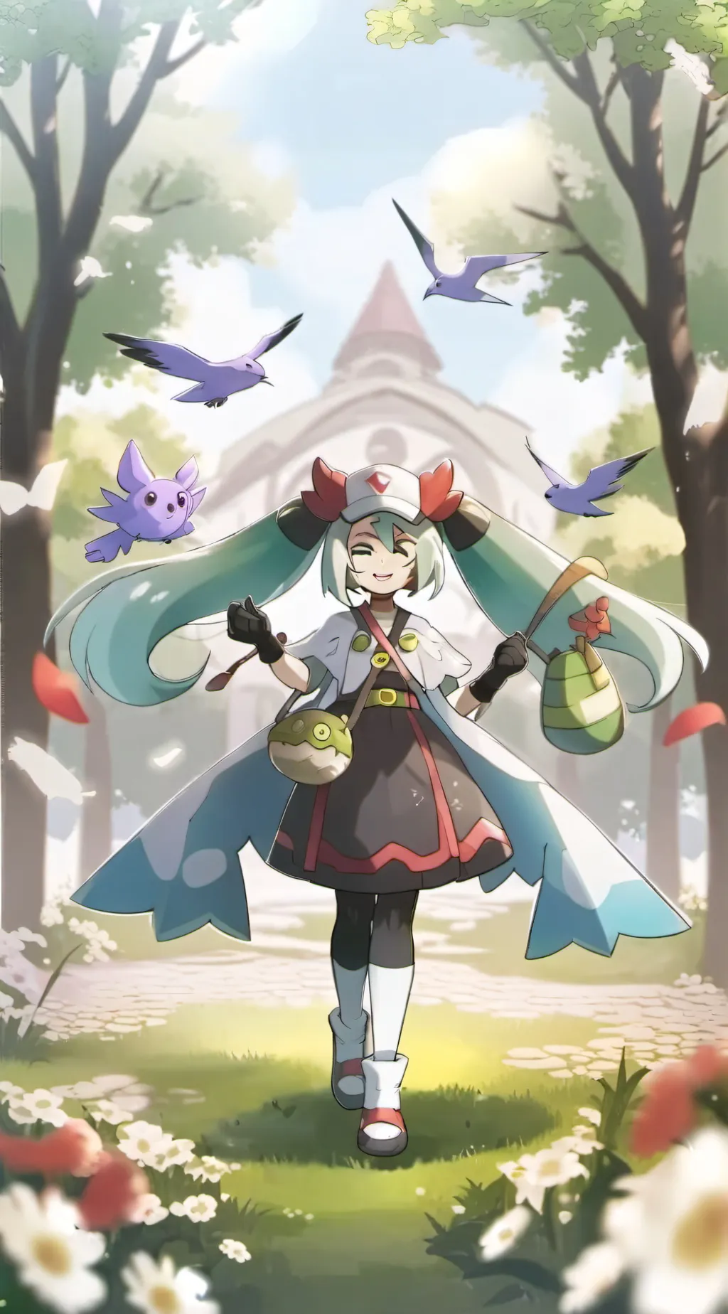 ai character: pokemon background