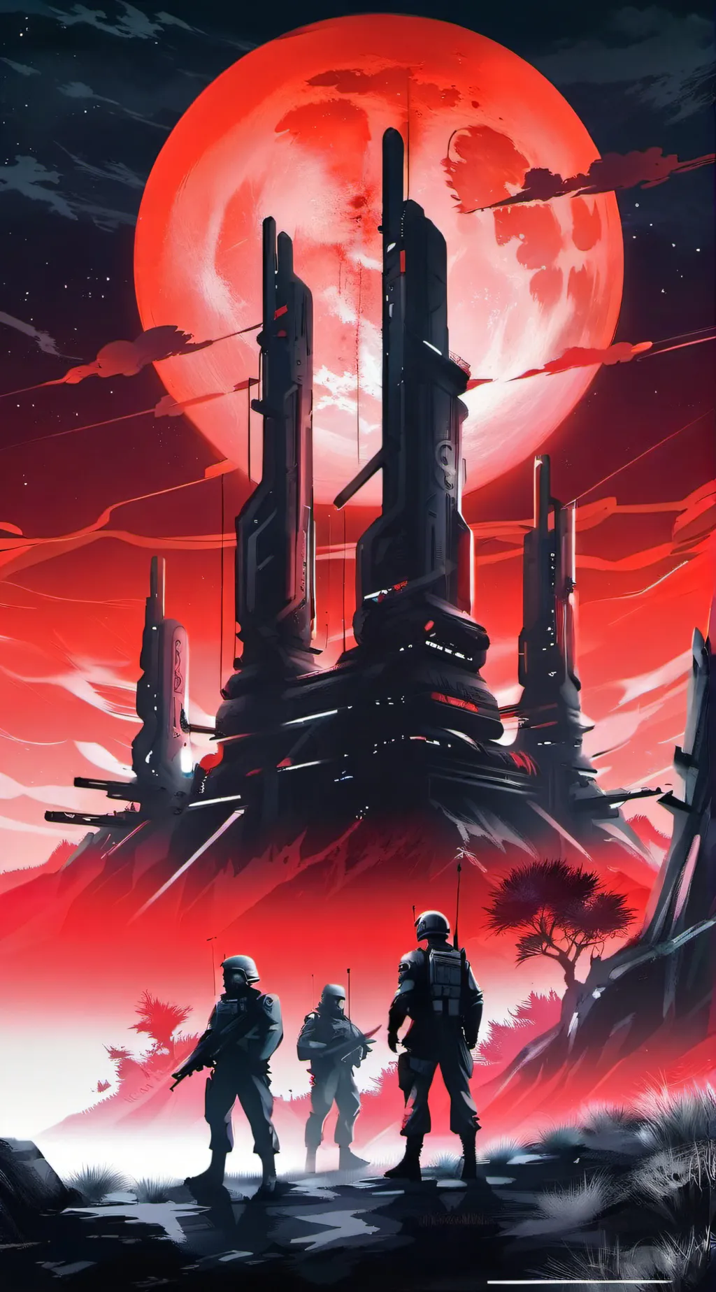 ai character: Apocalyptic world background