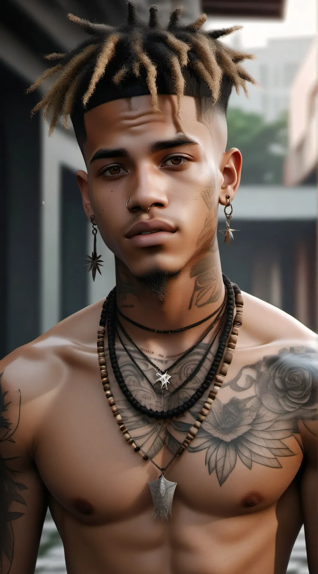 ai character: xxx tentacion background