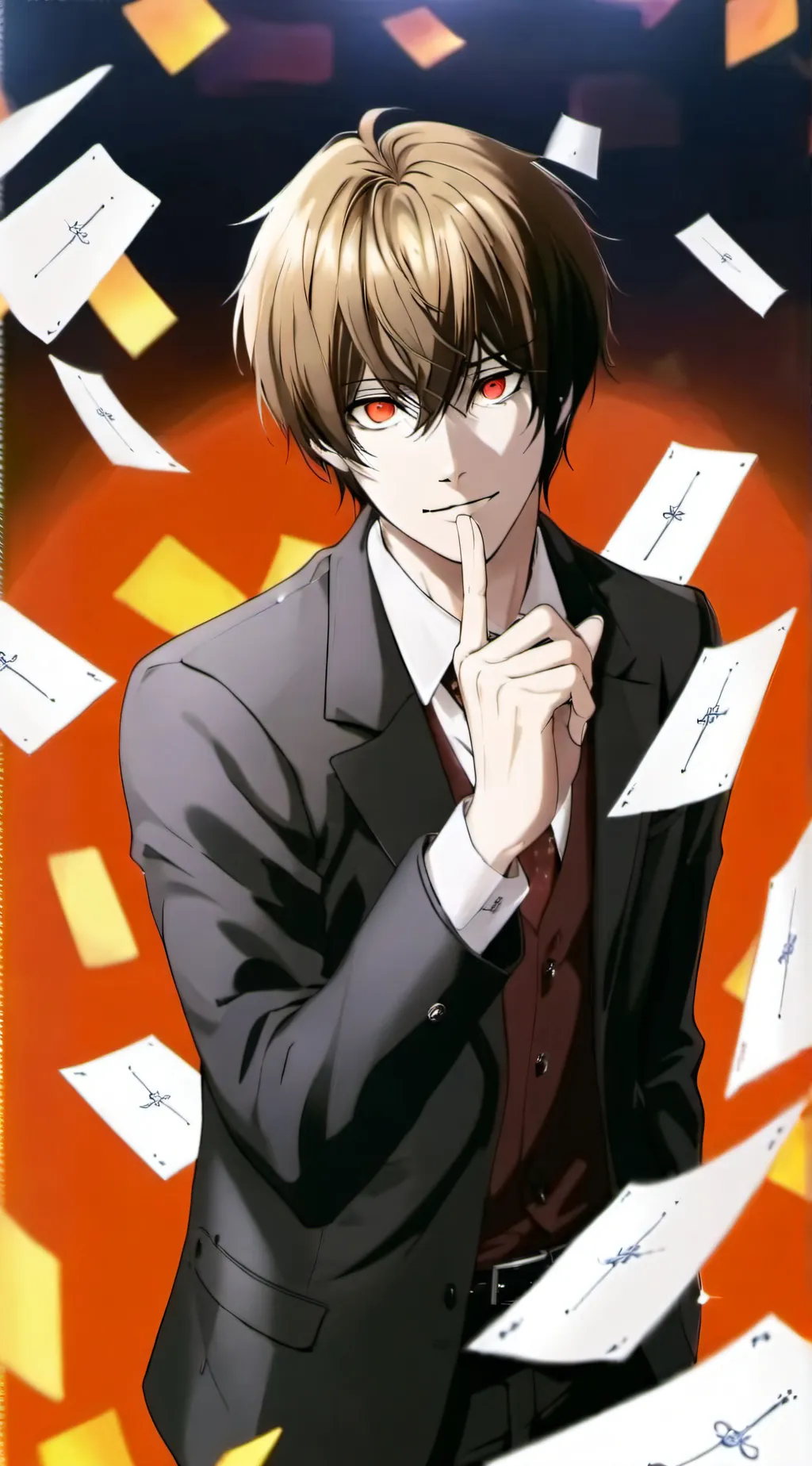 ai character: Light Yagami background