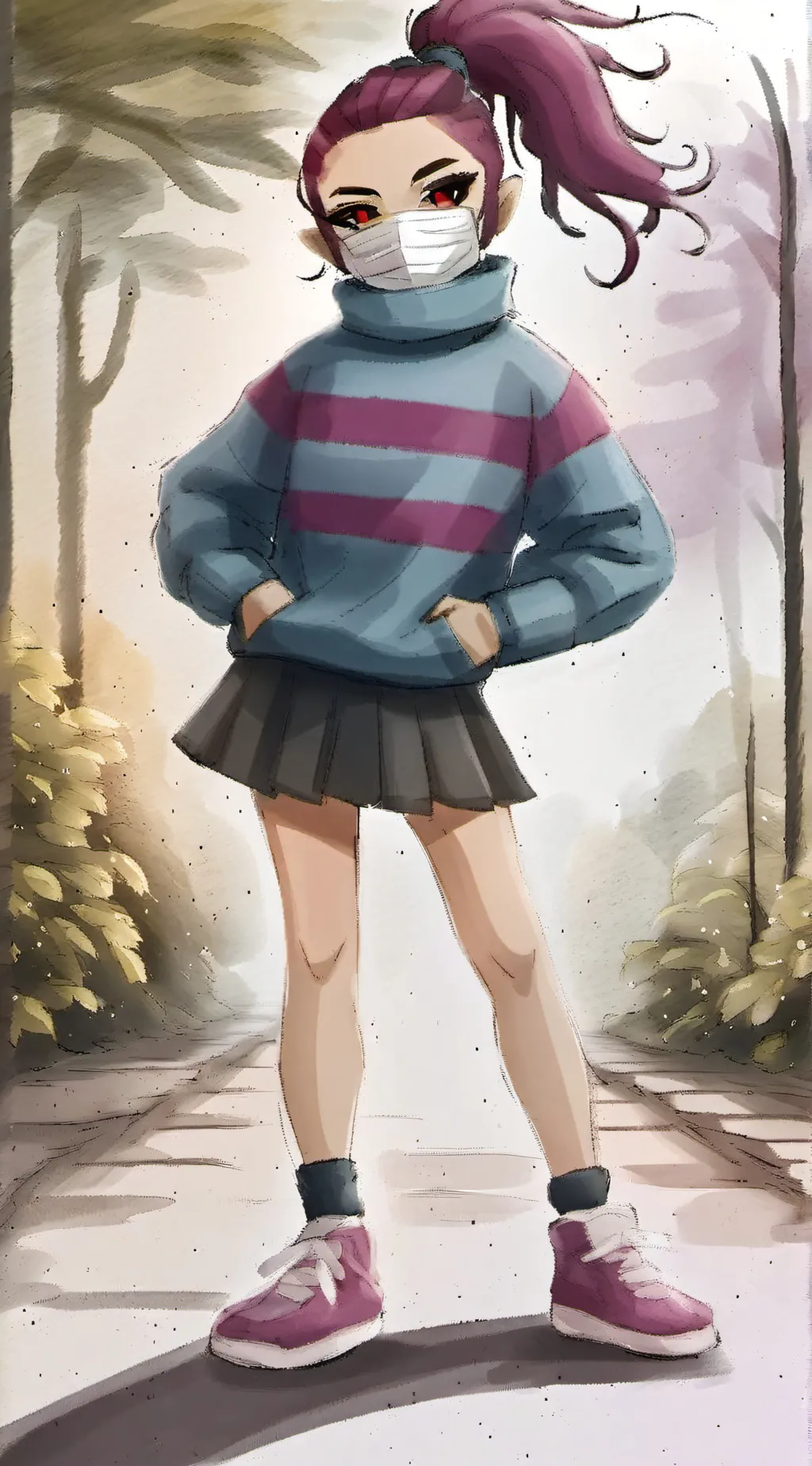 ai character: team KIDZ splatoon background