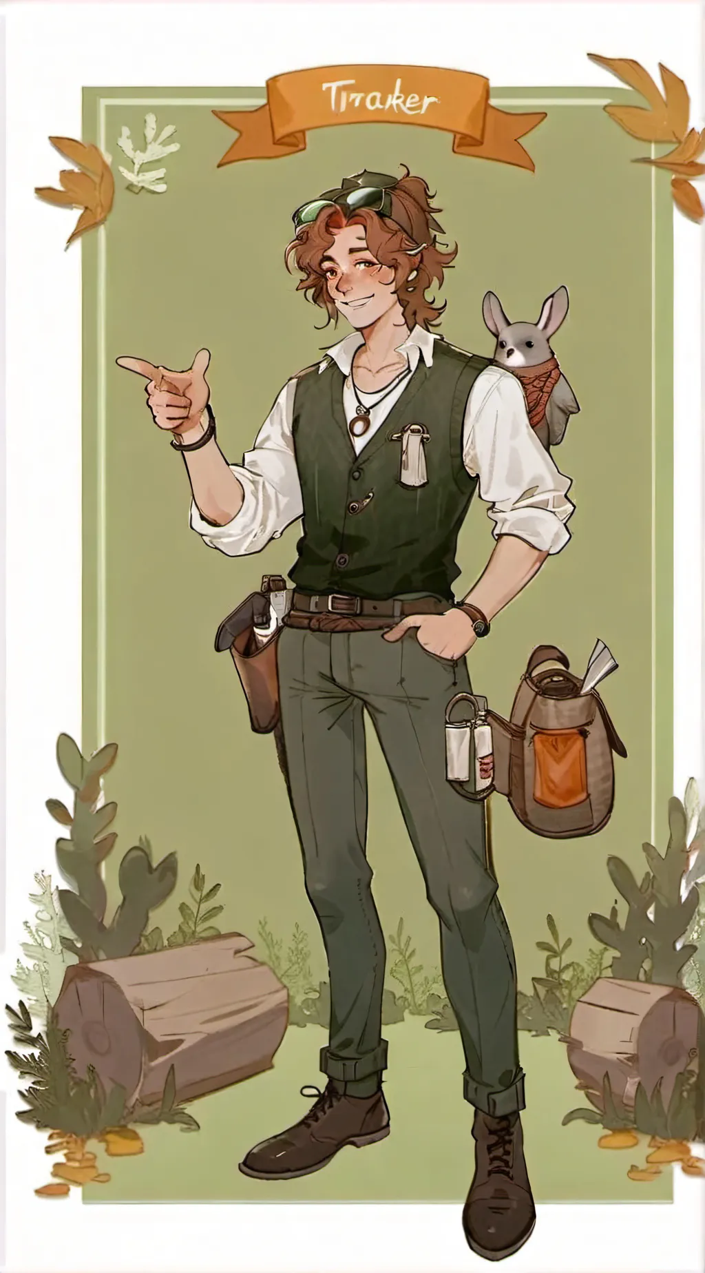 ai character: Tracker background