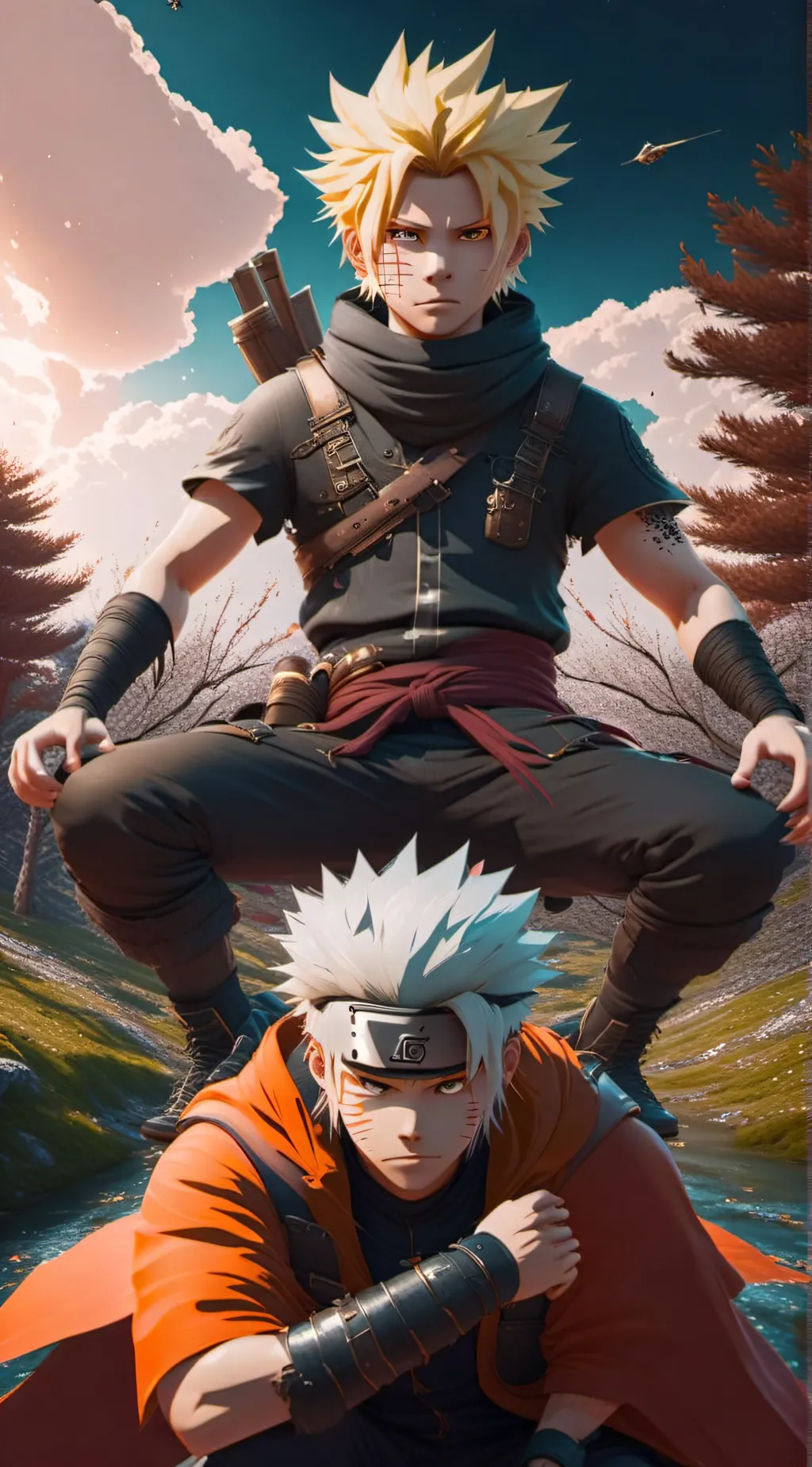 ai character: Team 7 background