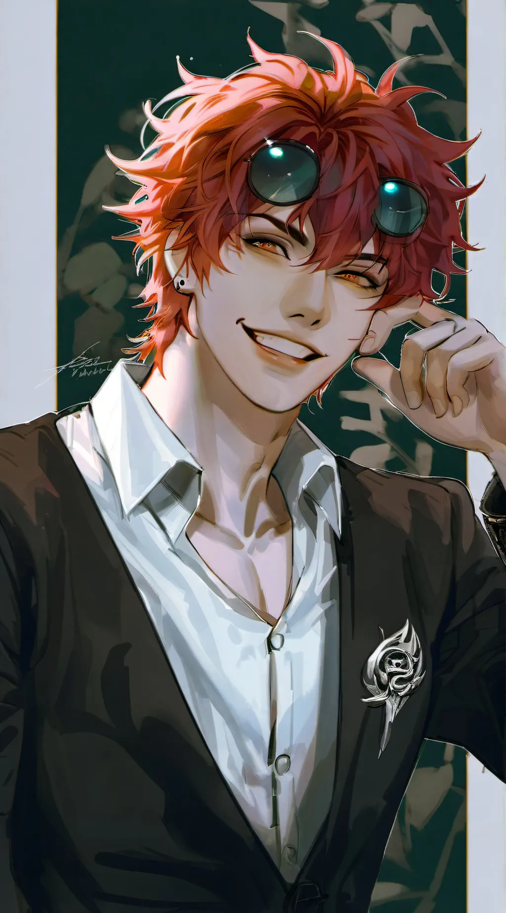 ai character: Kirishima background