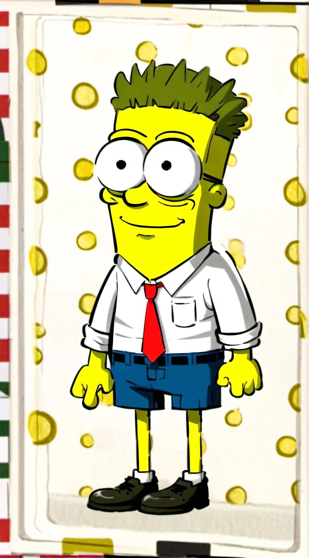 ai character: Hi  background