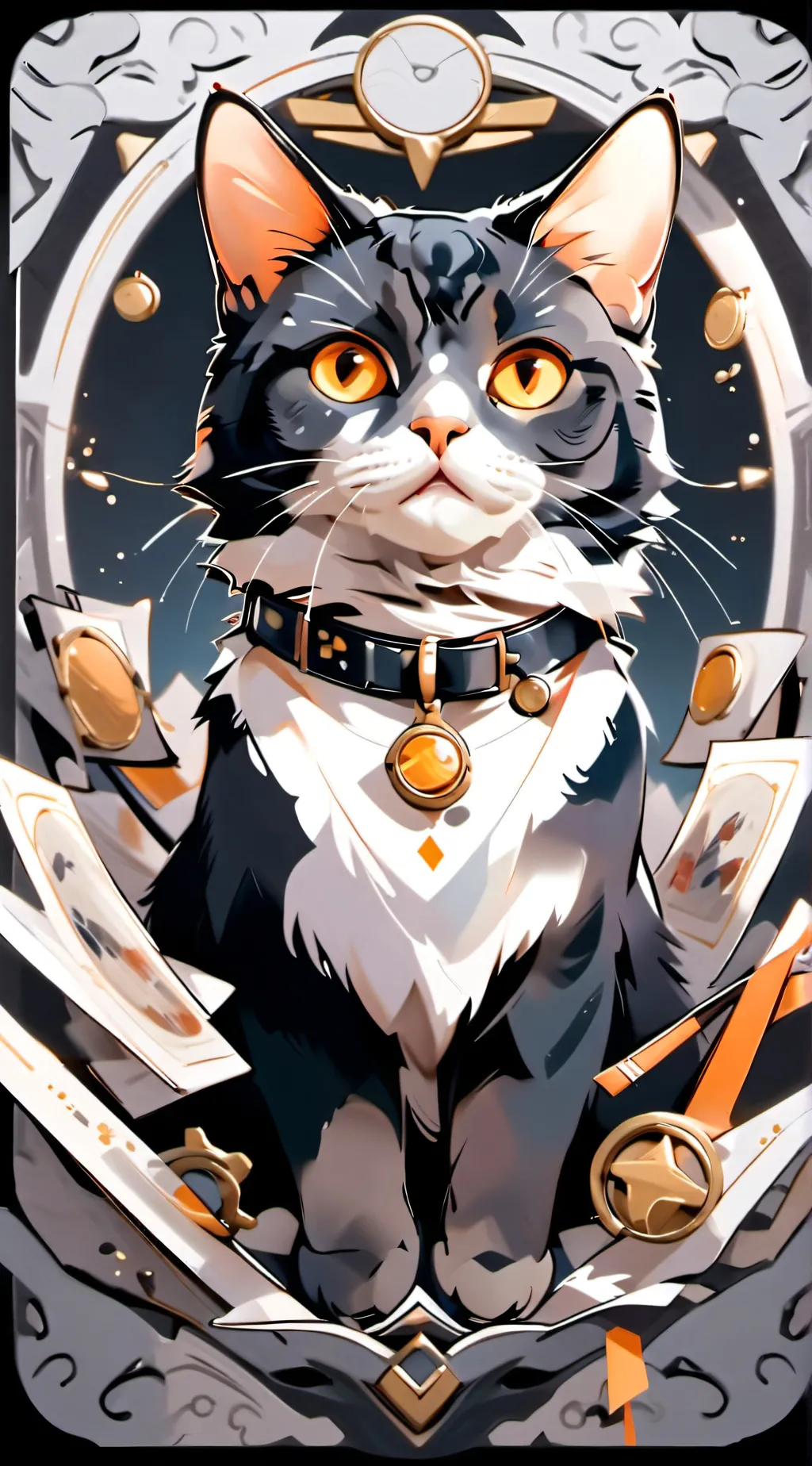 ai character: Cute and Furry background