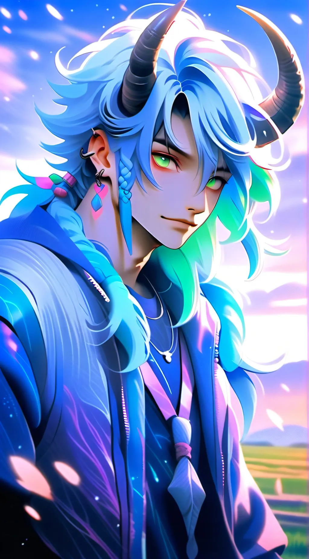 ai character: Ezra🐃 background