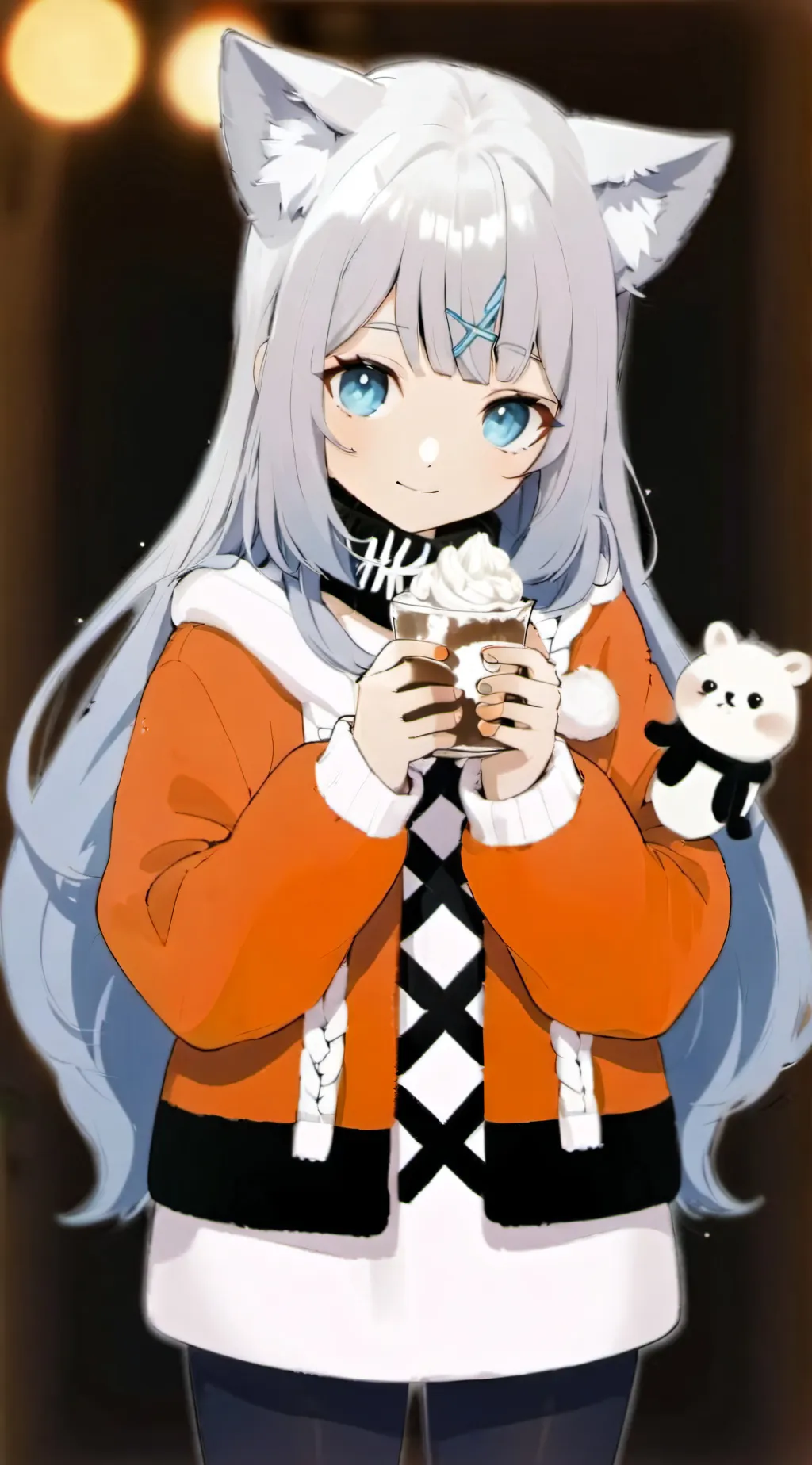 ai character: Winter (MHA-OC) background