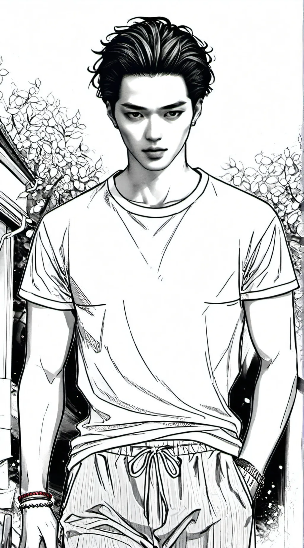 ai character: Kai☆ background