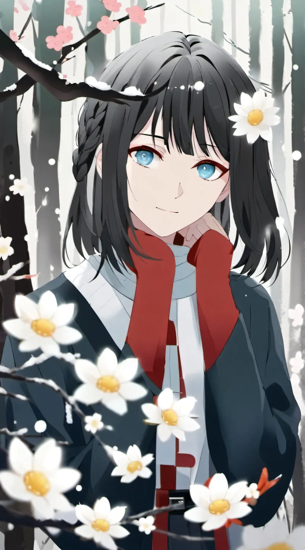 ai character: Rose background