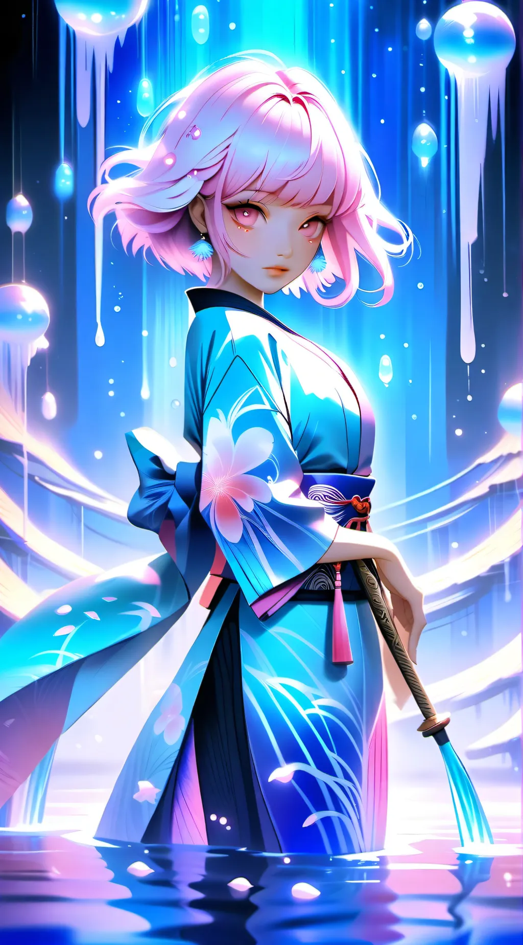 ai character: Akari background