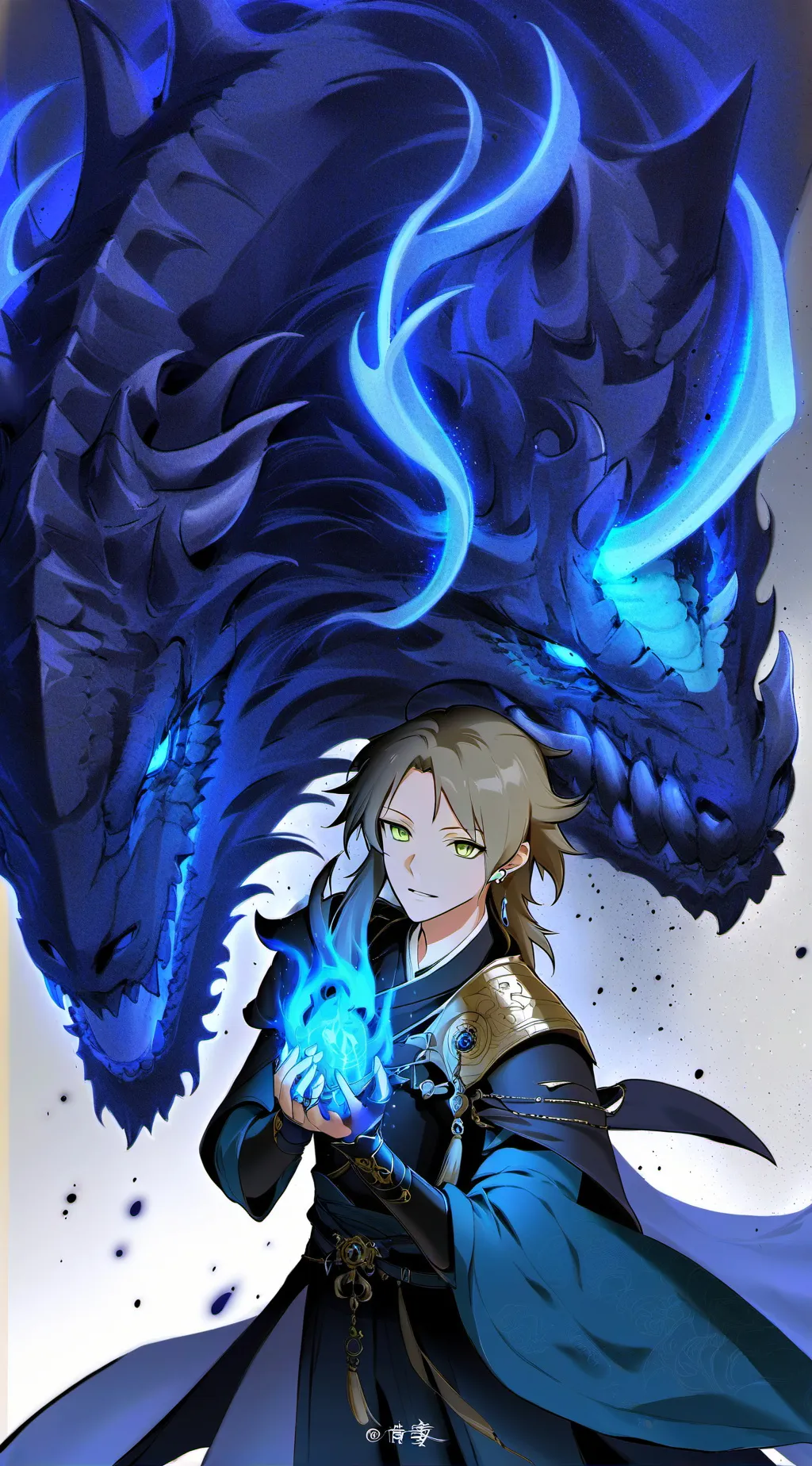ai character: titan TV man background