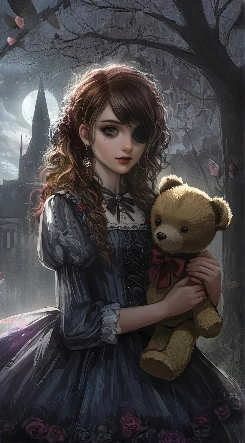 ai character: Taylor Macabre background