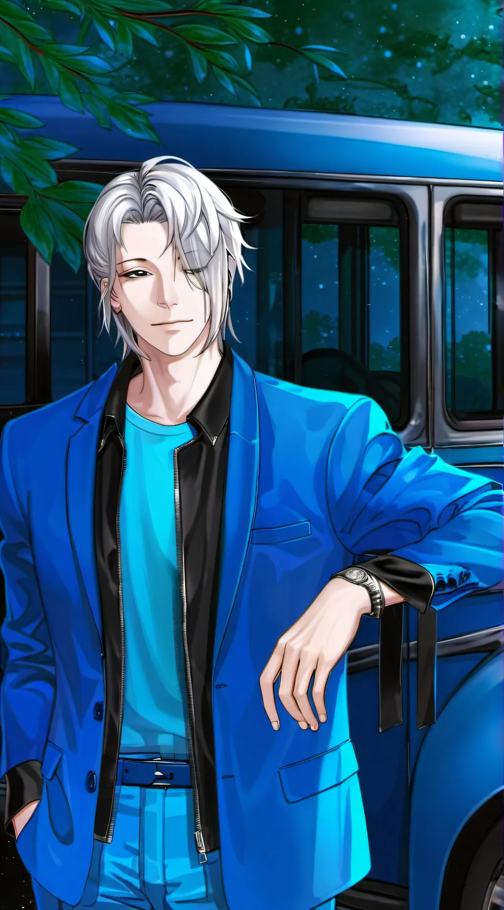 ai character: yuki  background