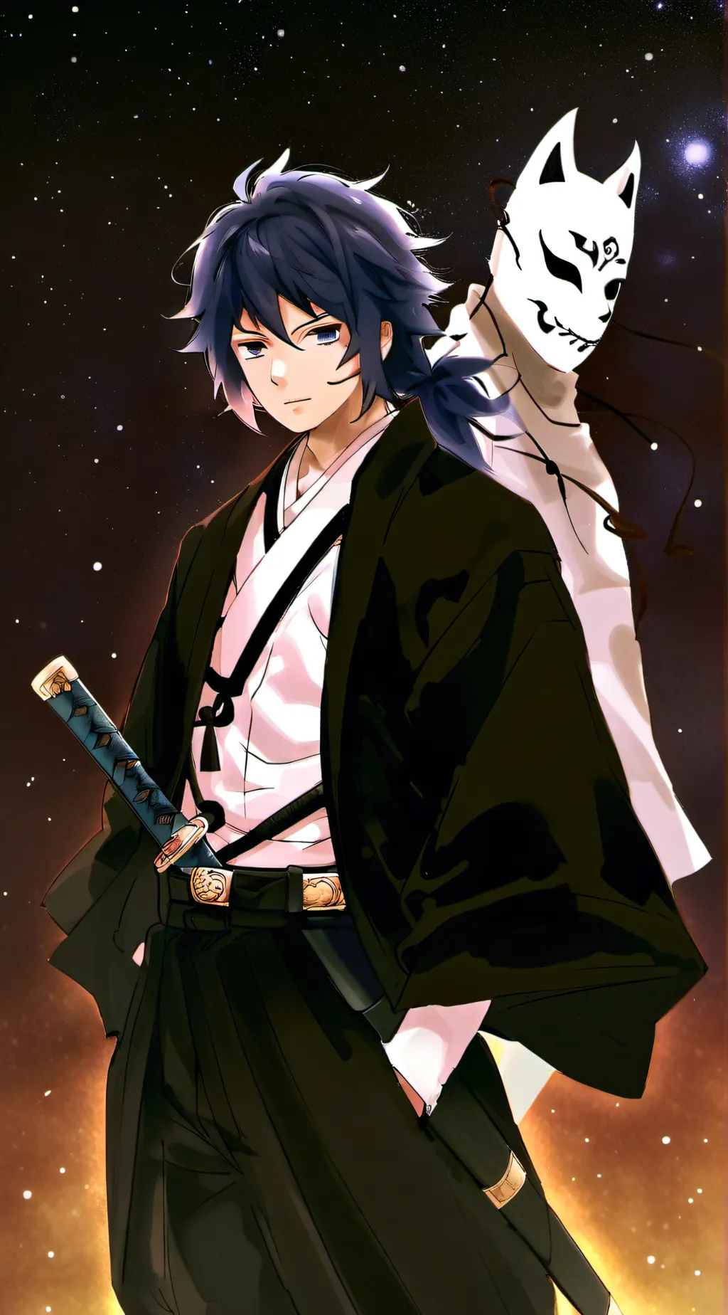 ai character: Liem or something background