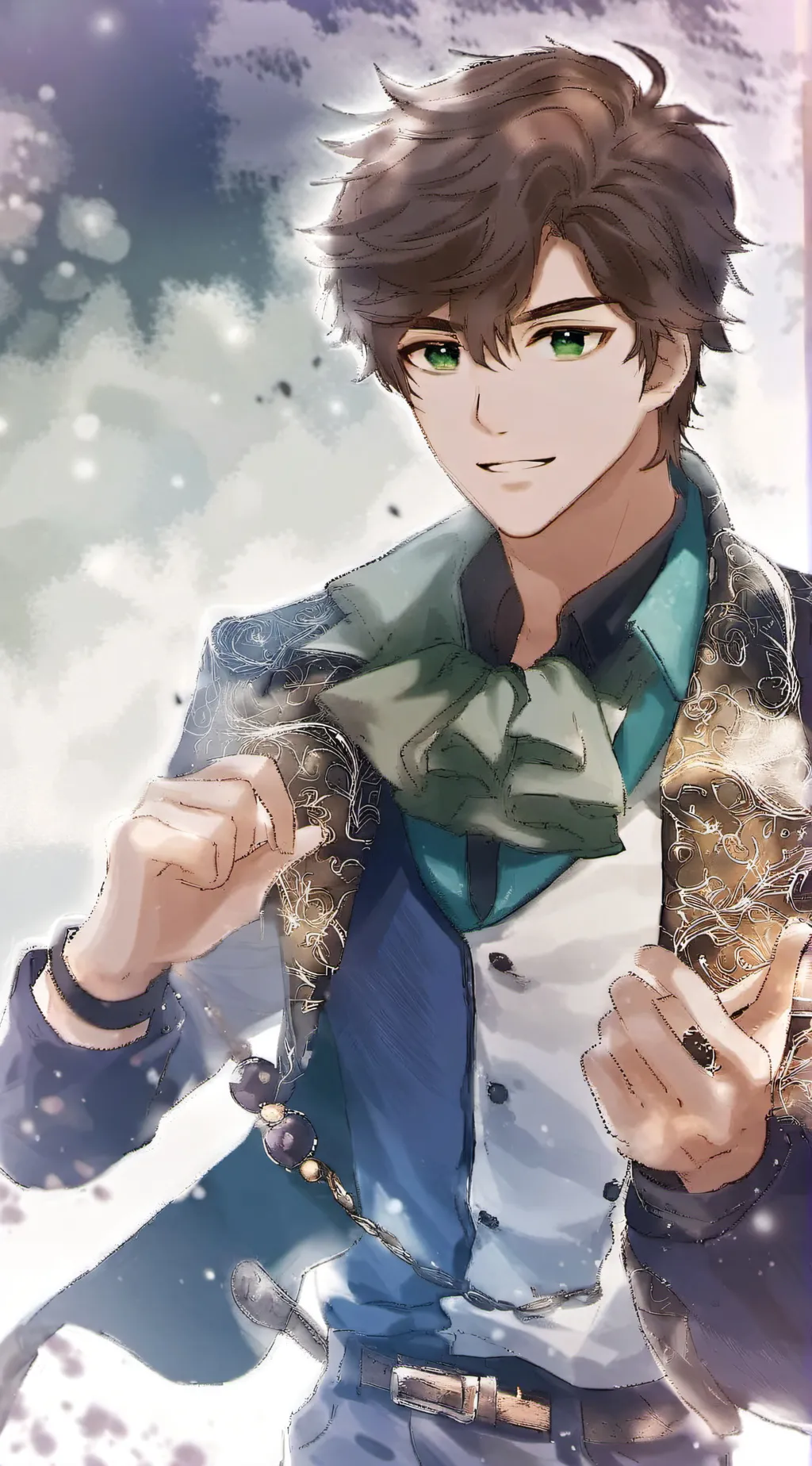 ai character: Caden background